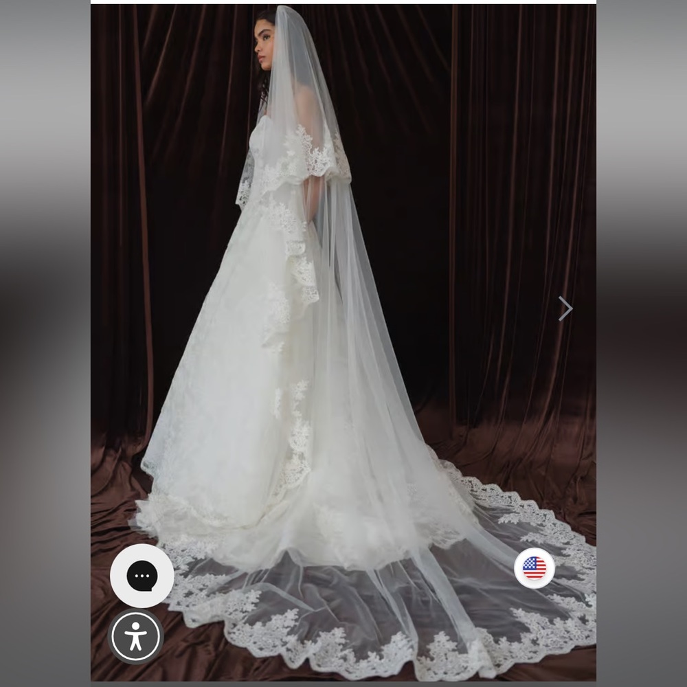 Never Worn Jenny Yoo Judith Veil